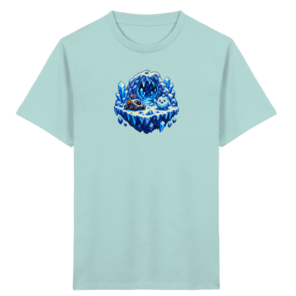 Abenteuerliches Pixel Eis-Geist T-Shirt - Kinder Bio T-Shirt