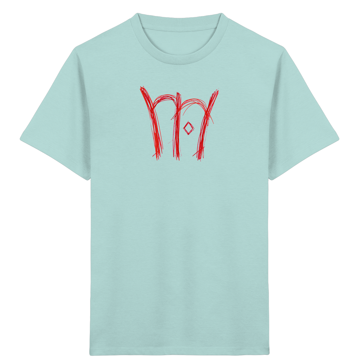 Dunkelrotes Wackeltor Kinder T-Shirt - Kinder Bio T-Shirt