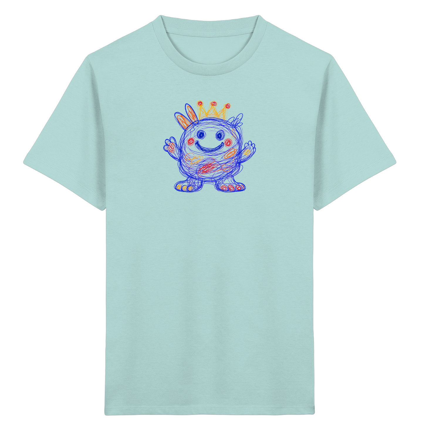 Kringelkrone Kritzelmonster Kinder Shirt - Kinder Bio T-Shirt