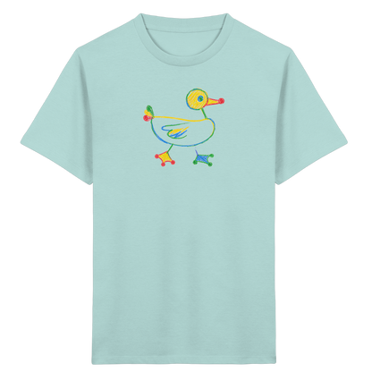 Farbpunkt Ente Kinder Motiv - Kinder Bio T-Shirt