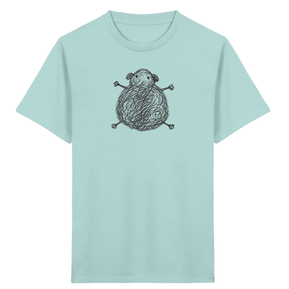 Meerschweinchen von oben - Kinder Bio T-Shirt