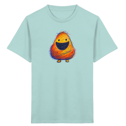 Zahnloses Grinsen Monster Shirt - Kinder Bio T-Shirt