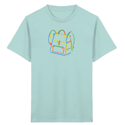 Bunter Kritzel Rucksack - Kinder Bio T-Shirt