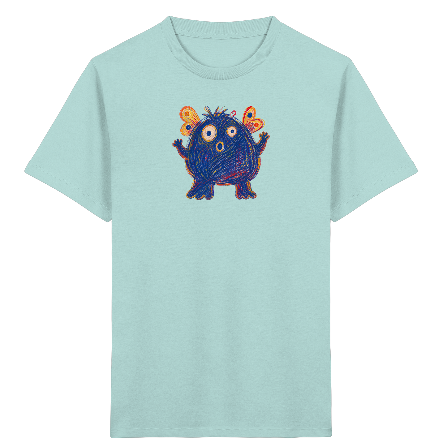 Flatterflauschi mit kleinen Flügeln - Kinder Bio T-Shirt