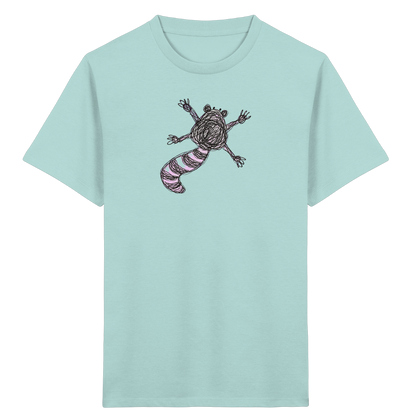 Waschbär von oben - Kinder Bio T-Shirt