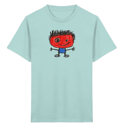 Kritzelkopf mit Bürstenhaar - Kinder Bio T-Shirt