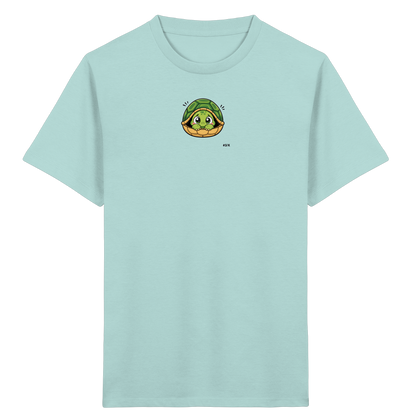 Schüchterne Schildkröte: Kuscheliges T-Shirt für Kinder - Kinder Bio T-Shirt