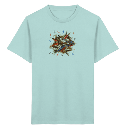 Wildes Energie T-Shirt mit Blitzen - Kinder Bio T-Shirt