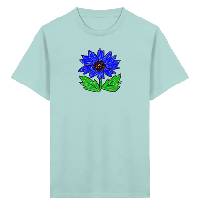 Kritzel Kornblume Kinder Shirt - Kinder Bio T-Shirt