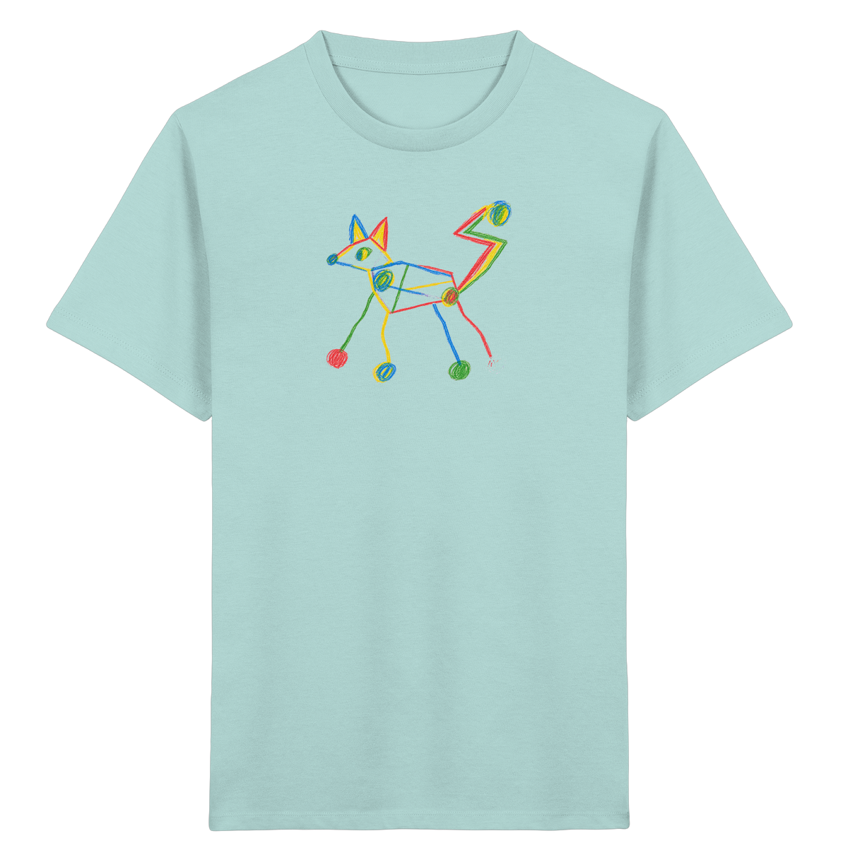 Farbpunkt-Fuchs Kinder Shirt - Kinder Bio T-Shirt