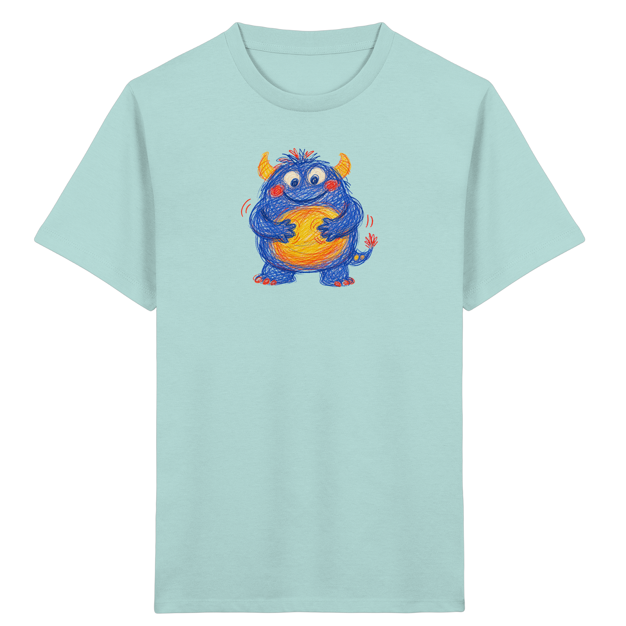Bauchklopfer Monster Kinder T-Shirt