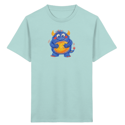 Bauchklopfer Monster Kinder Shirt - Kinder Bio T-Shirt