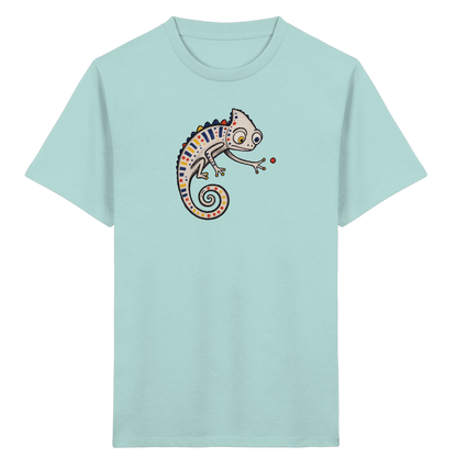 Verspieltes Chamäleon Kinder T-Shirt bunt - Kinder Bio T-Shirt