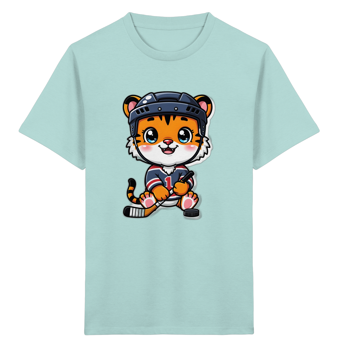 Eishockey Tiger: Cooles Kinder T-Shirt