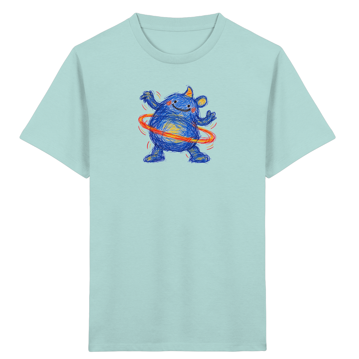 Reifenwirbler Kritzelmonster Shirt - Kinder Bio T-Shirt