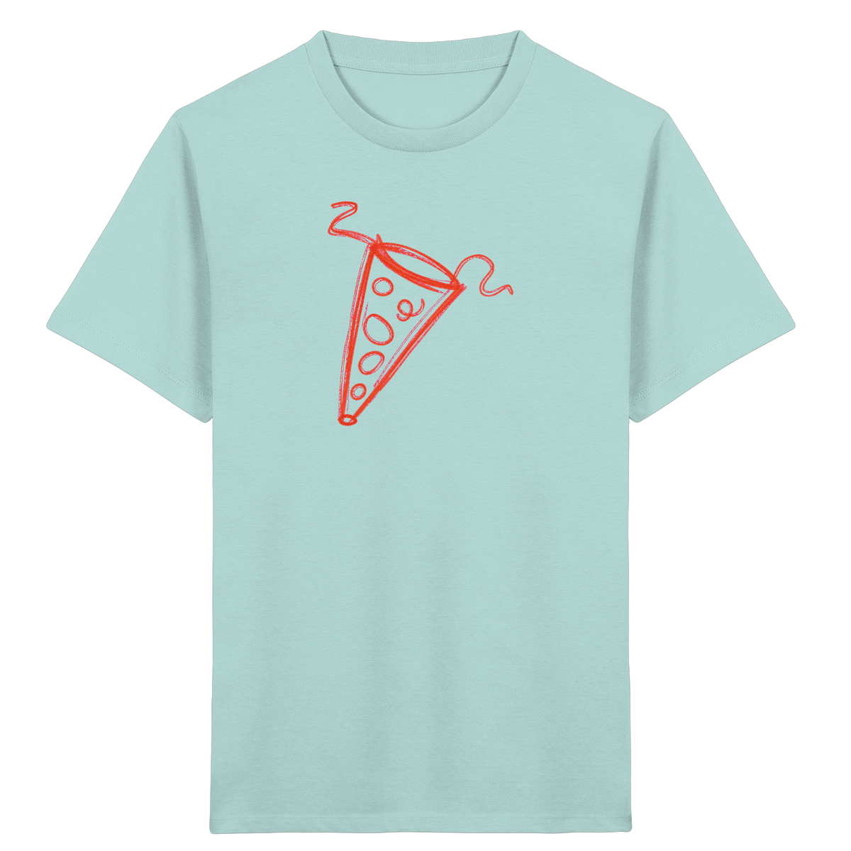 Orange Kringel Schultüte Shirt - Kinder Bio T-Shirt