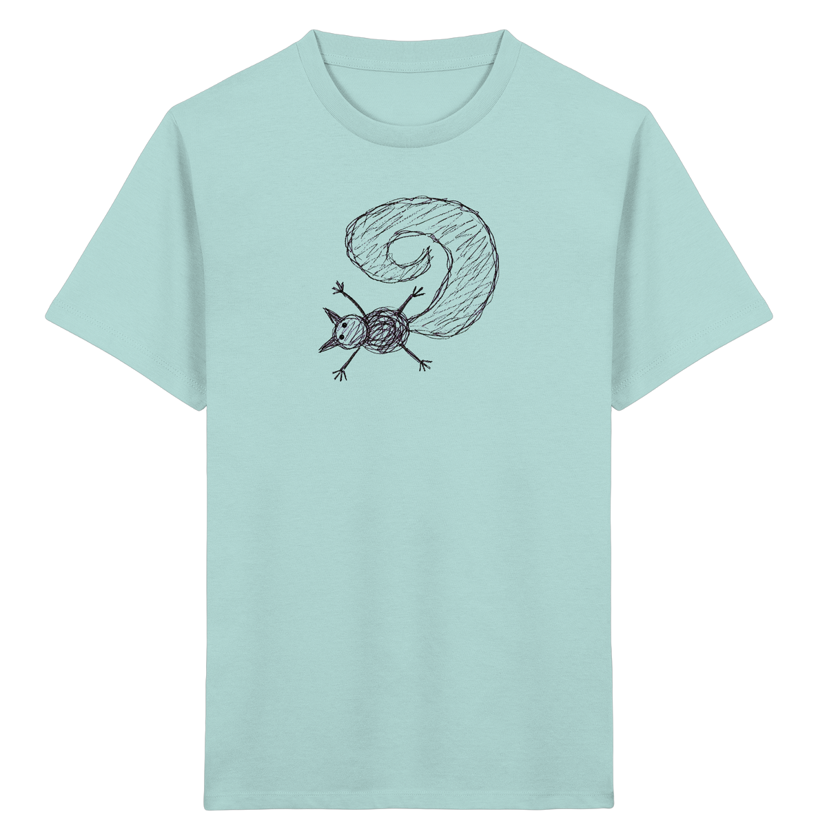 Eichhörnchen von oben Shirt - Kinder Bio T-Shirt