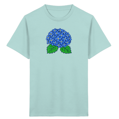 Kritzel Hortensie Kinder Shirt - Kinder Bio T-Shirt