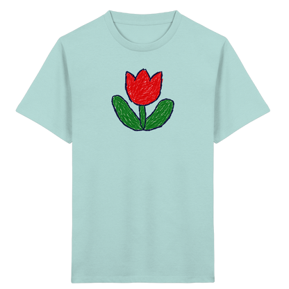 Kritzel Tulpe Kinder Shirt - Kinder Bio T-Shirt