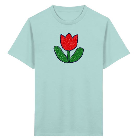 Kritzel Tulpe Kinder Shirt - Kinder Bio T-Shirt