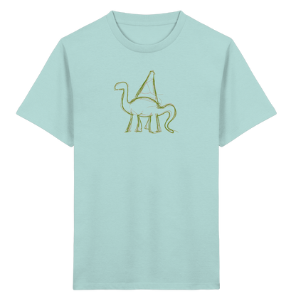 Krakeldino mit Schultüte - Kinder Bio T-Shirt