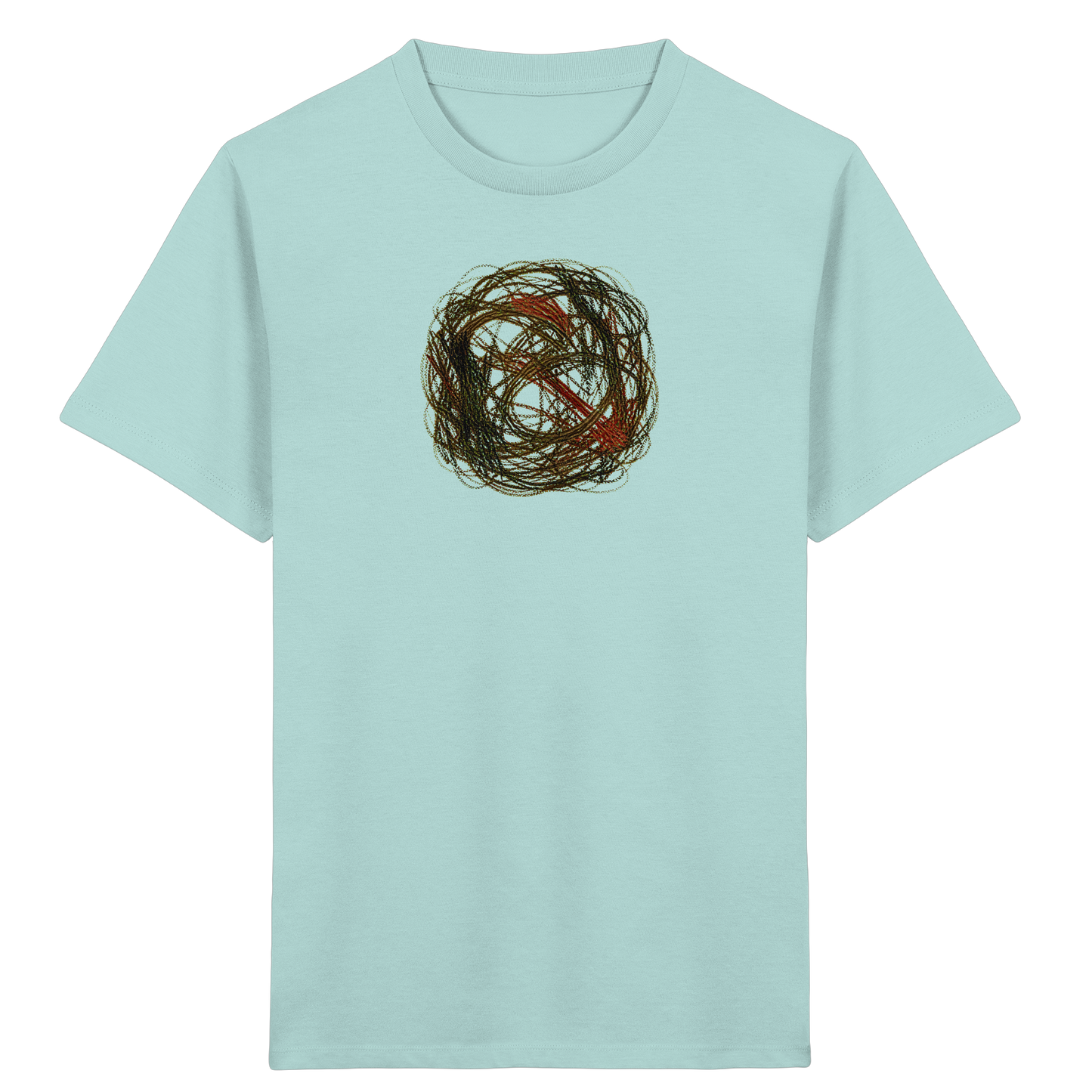 Wildes Kreide Knäuel Natur T-Shirt - Kinder Bio T-Shirt
