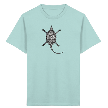 Gürteltier von oben - Kinder Bio T-Shirt
