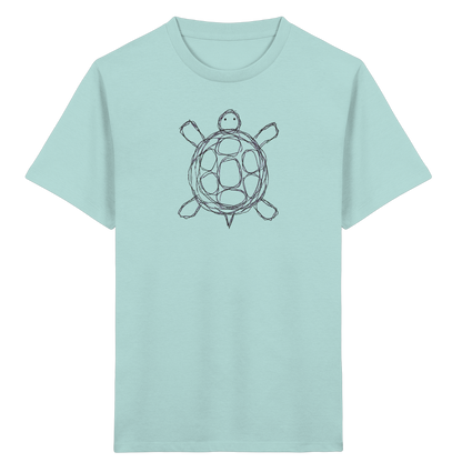 Schildkröte von oben - Kinder Bio T-Shirt