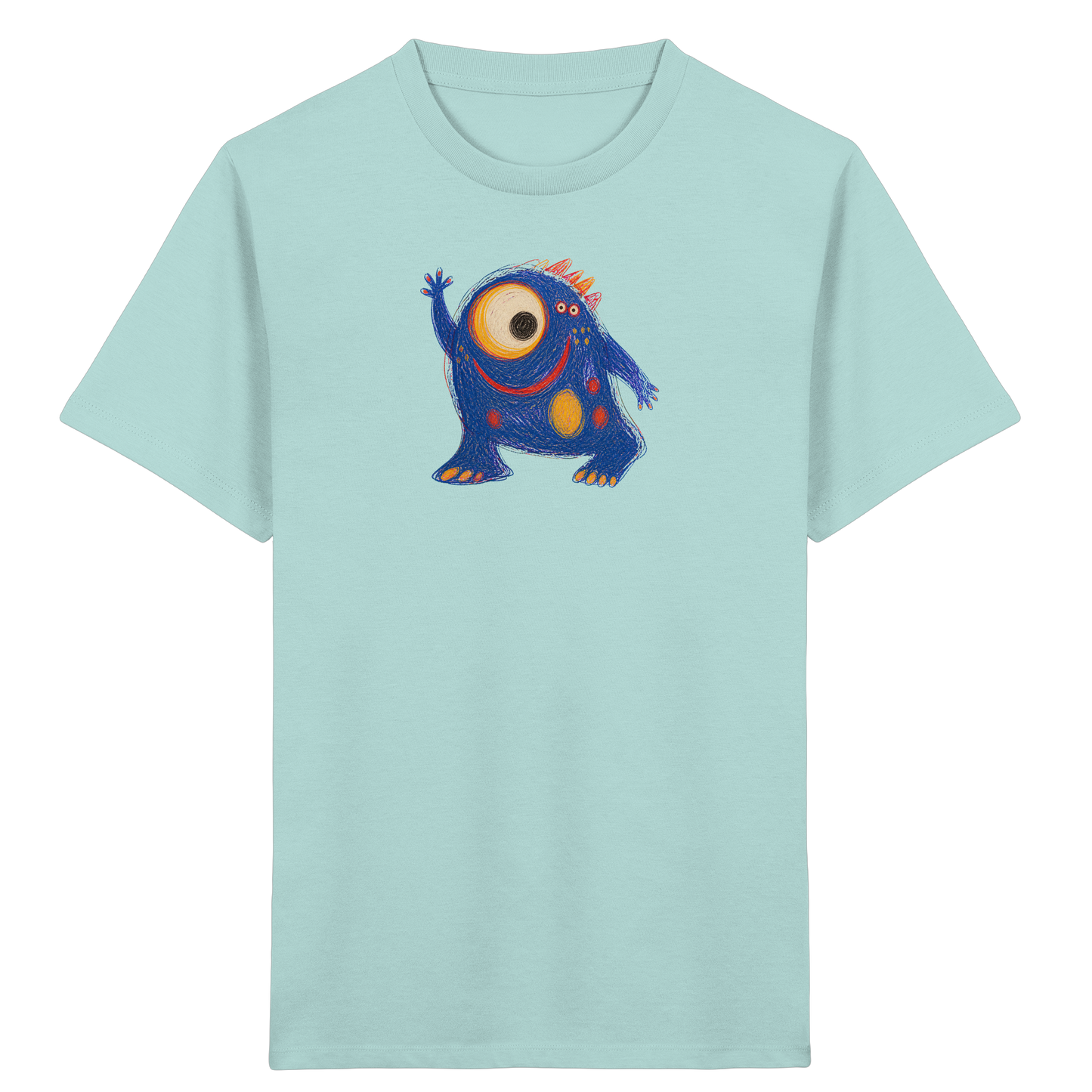 Kullerauge Kritzelmonster Kinder Shirt - Kinder Bio T-Shirt