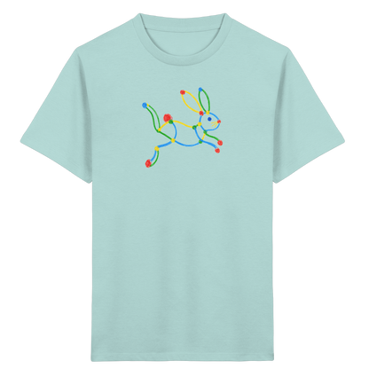 Farbpunkt Hase Kinder Shirt - Kinder Bio T-Shirt