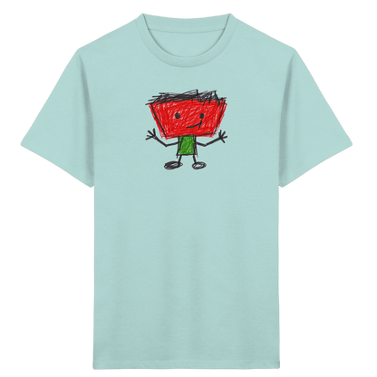 Kritzelkopf mit Zackenhaar - Kinder Bio T-Shirt