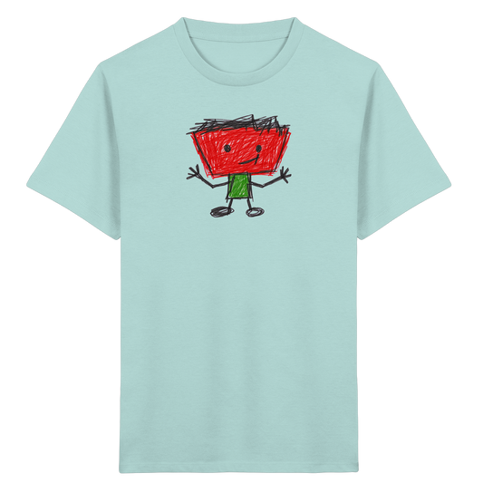 Kritzelkopf mit Zackenhaar - Kinder Bio T-Shirt