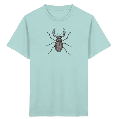 Hirschkäfer von oben - Kinder Bio T-Shirt