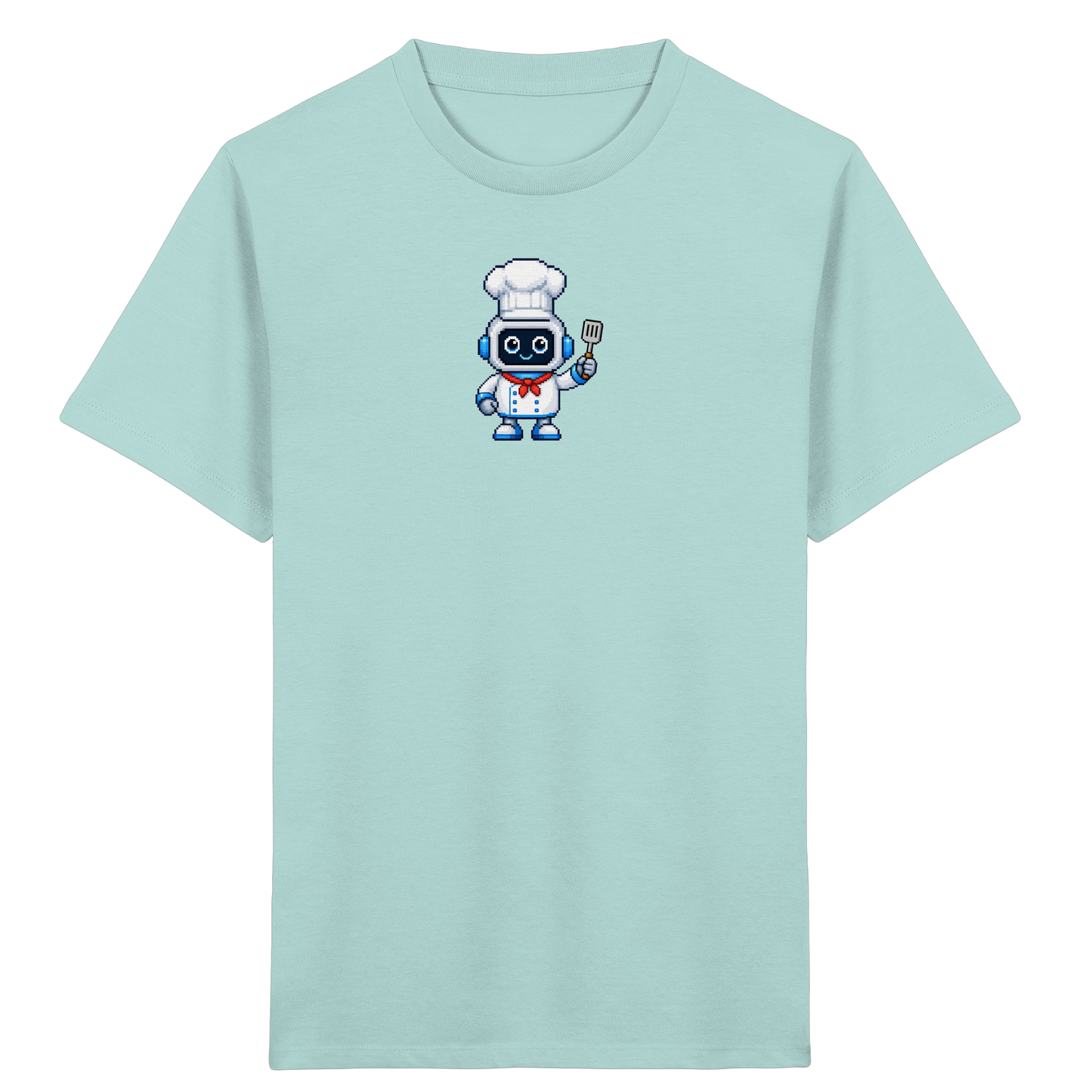 Pixel Roboter Koch: Dein Retro T-Shirt - Kinder T-Shirt