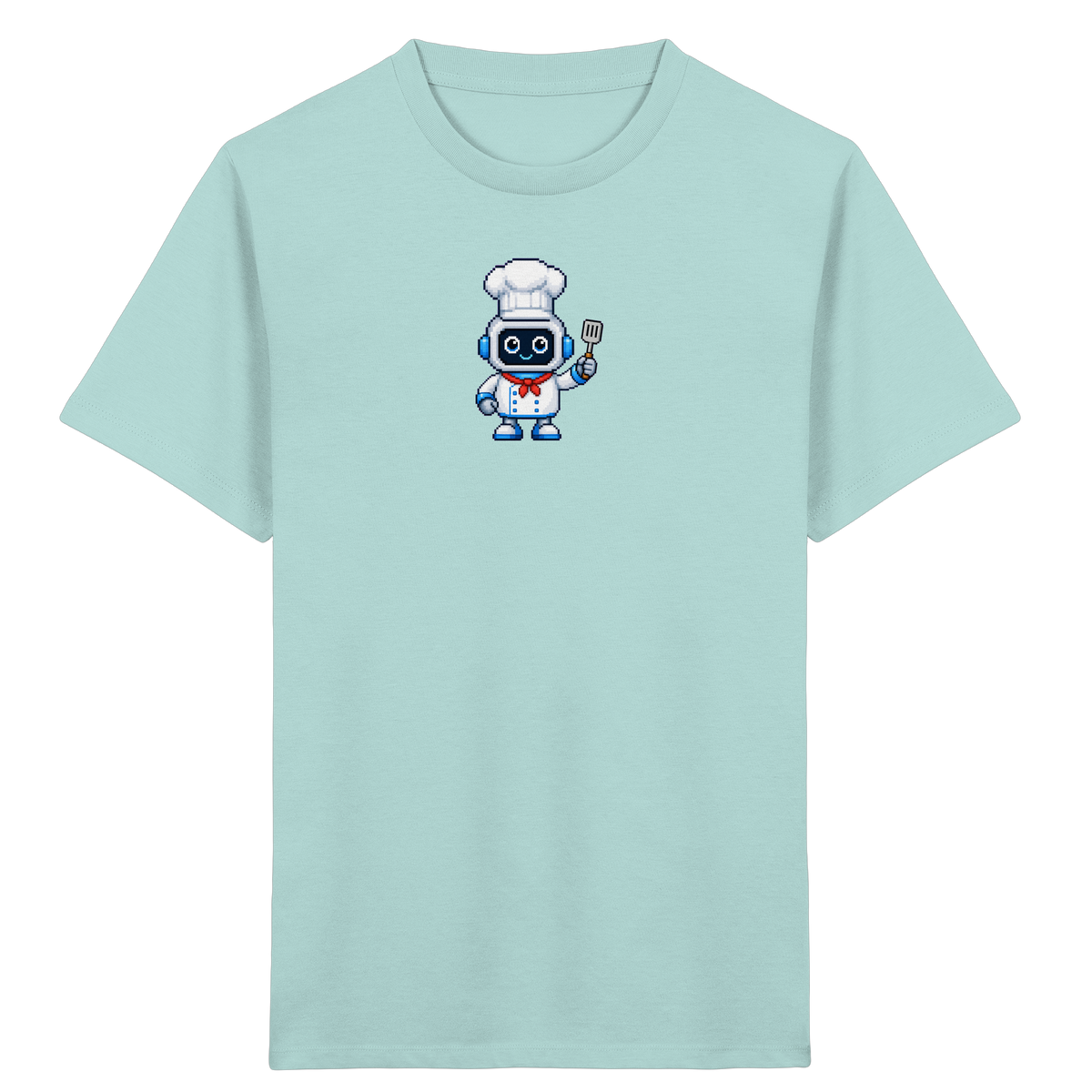 Pixel Roboter Koch: Dein Retro T-Shirt - Kinder T-Shirt