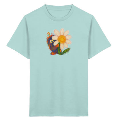 Gänseblümchen Monster Kinder T-Shirt - Kinder Bio T-Shirt