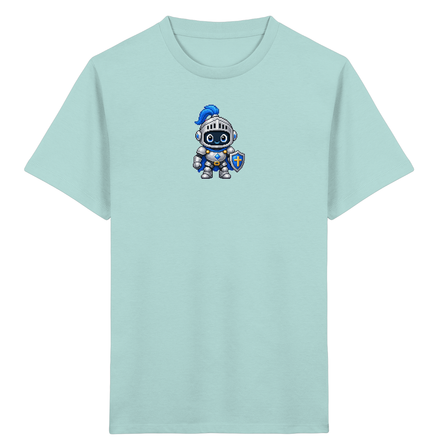 Pixel Ritter T-Shirt: Held im Spiel - Kinder T-Shirt