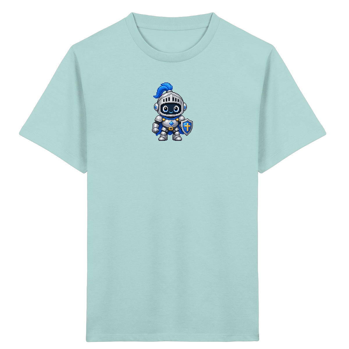 Pixel Ritter T-Shirt: Held im Spiel - Kinder T-Shirt