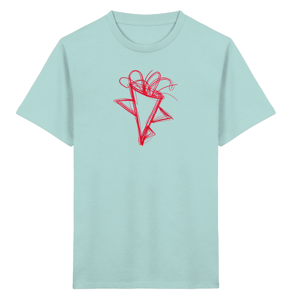 Tomatenrote Wackel-Schultüte - Kinder Bio T-Shirt
