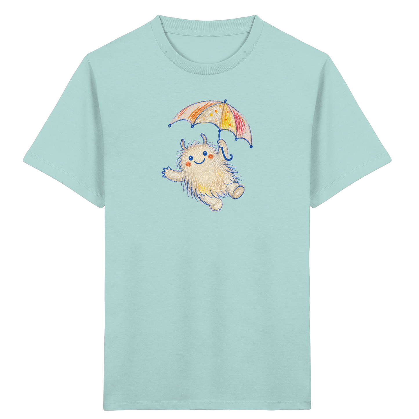 Schirmflieger Monster Kinder T-Shirt - Kinder Bio T-Shirt