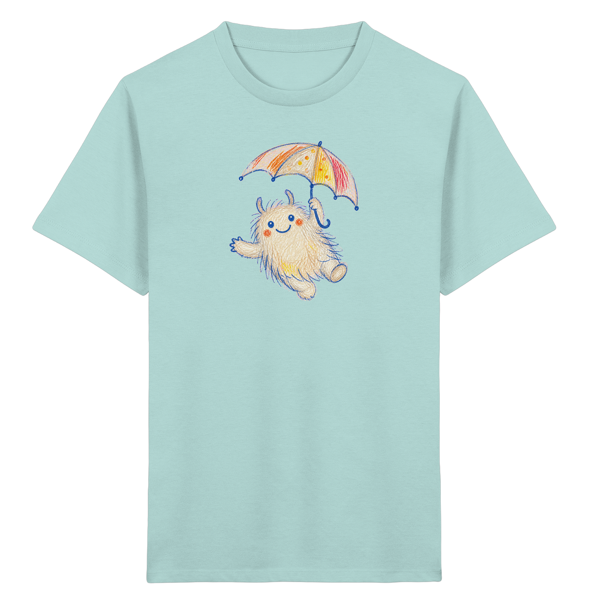 Schirmflieger Monster Kinder T-Shirt - Kinder Bio T-Shirt