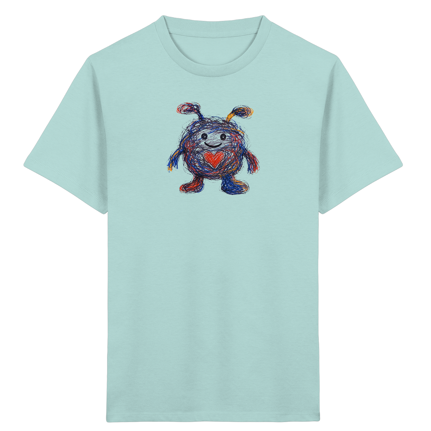 Herzknäuel Monster Kinder T-Shirt - Kinder Bio T-Shirt
