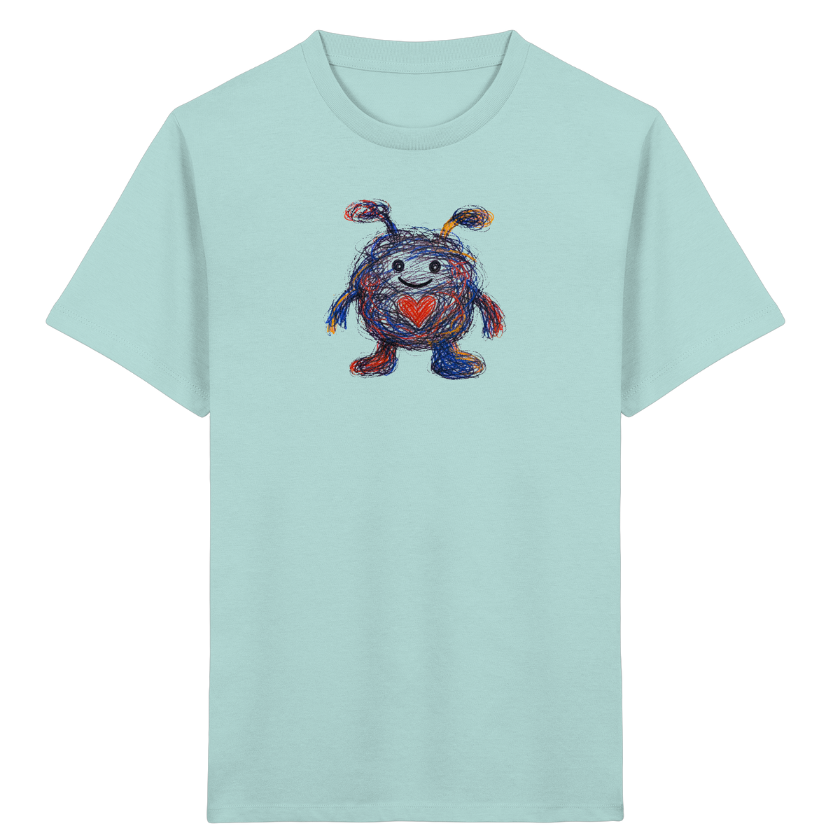 Herzknäuel Monster Kinder T-Shirt - Kinder Bio T-Shirt