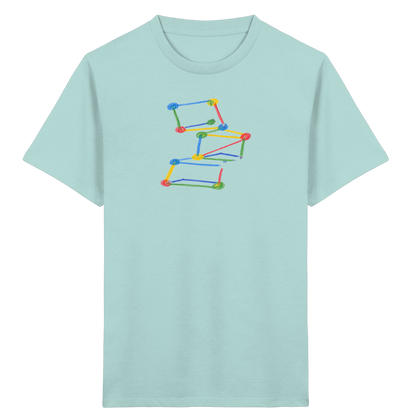 Bunte Bauklötze Farbpunkt - Kinder Bio T-Shirt