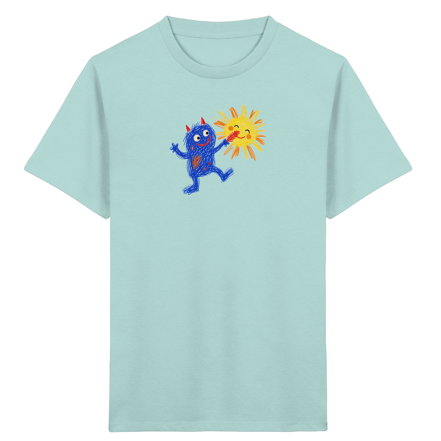 Sonnenkitzler Monster Kinder Shirt - Kinder Bio T-Shirt
