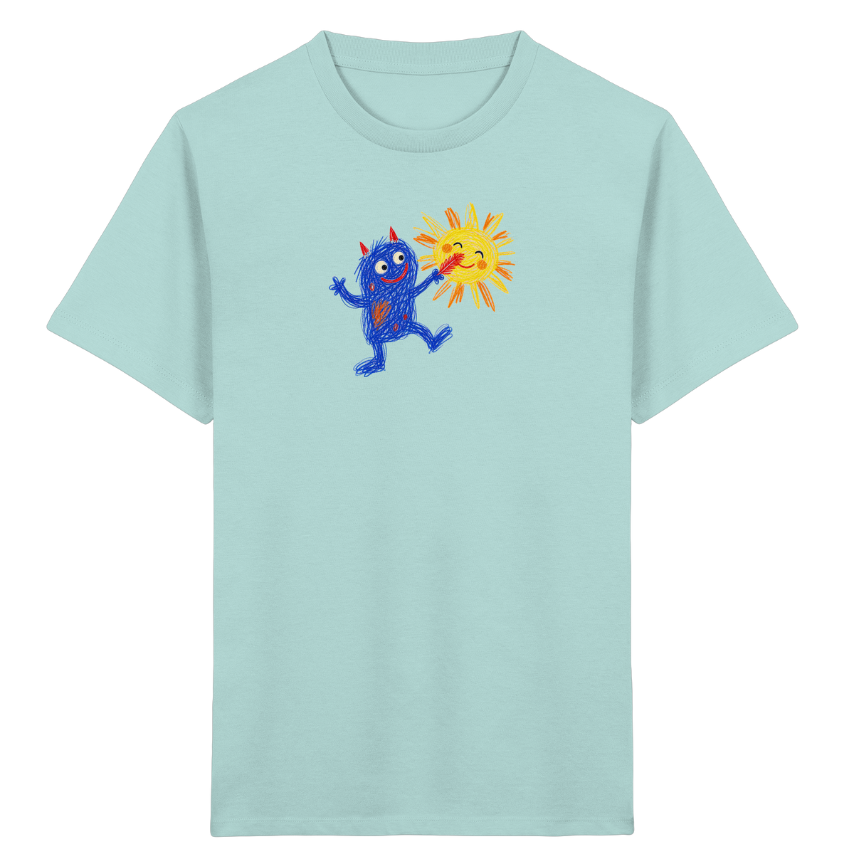 Sonnenkitzler Monster Kinder Shirt - Kinder Bio T-Shirt
