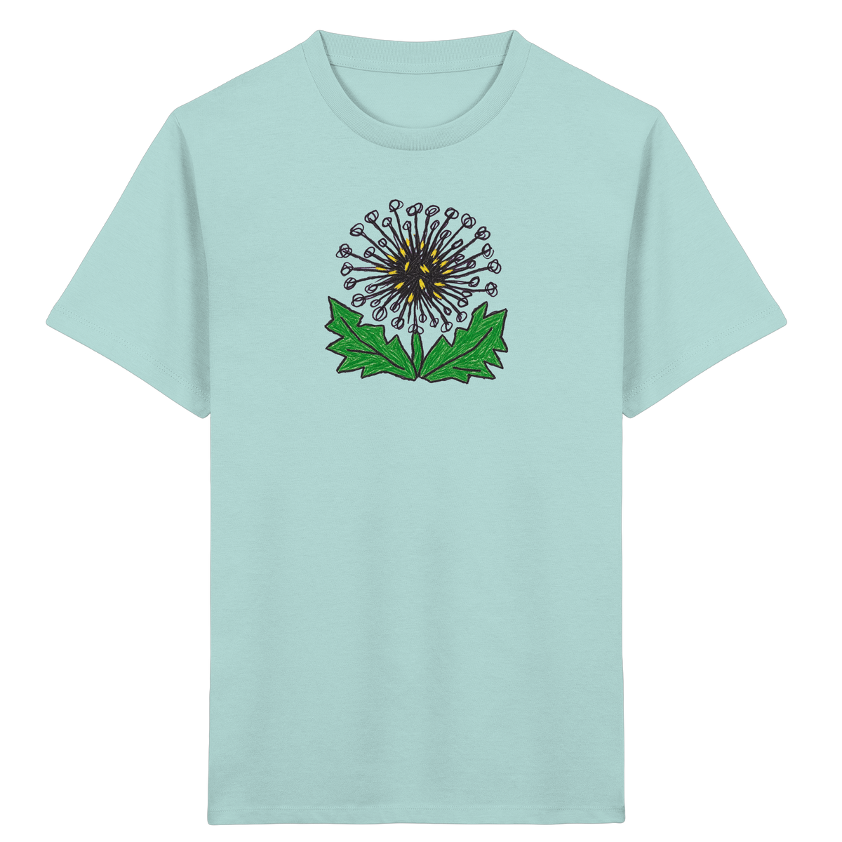 Kritzel Löwenzahn Kinder Shirt - Kinder Bio T-Shirt