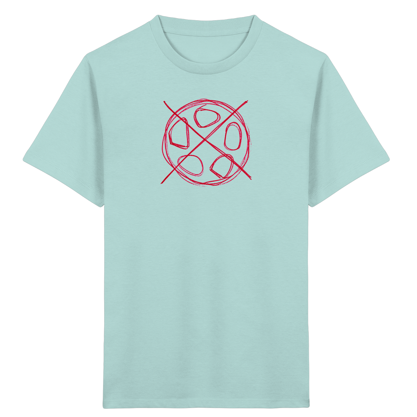Krakel Fußball mit Stiften - Kinder Bio T-Shirt