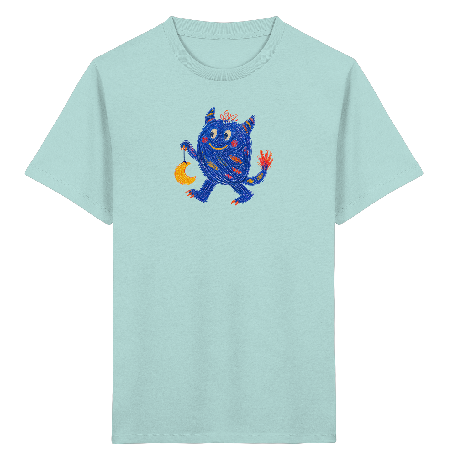 Mondlaterne Monster Kinder T-Shirt - Kinder Bio T-Shirt