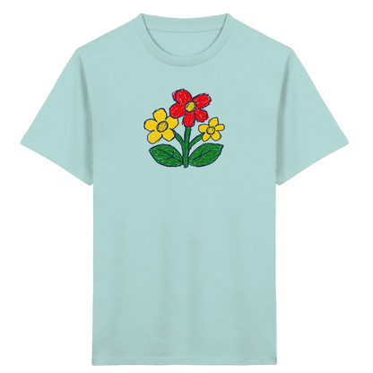 Kritzel-Dreiblüte Kinder T-Shirt - Kinder Bio T-Shirt
